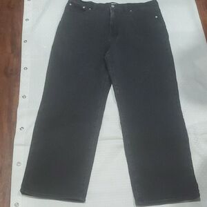 Madewell Wide Leg Black Jeans